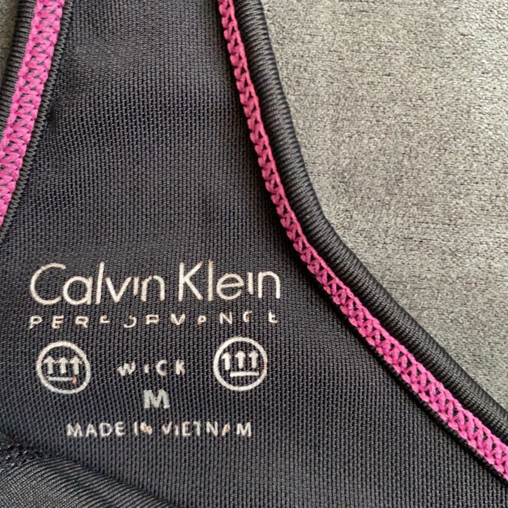 Calvin Klein Performance Workout Racerback Shirt - Picture 3 of 5